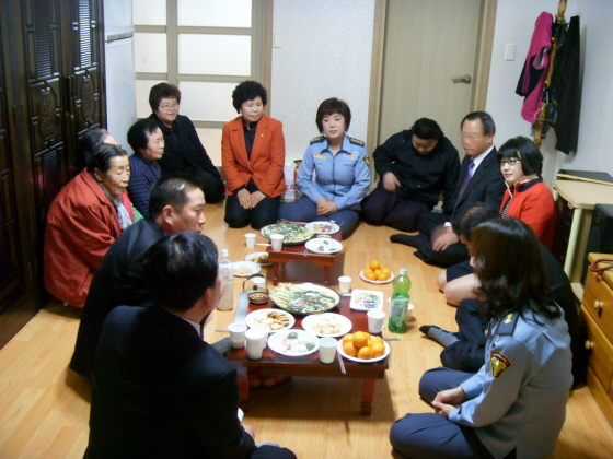 칠곡소방서 북삼119안전센터, 설맞이 불우이웃 돕기 실시
