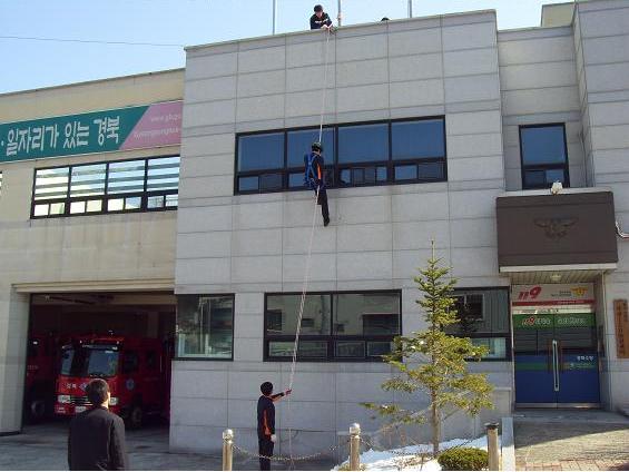 칠곡소방서 북삼119안전센터, 소방전술훈련 실시