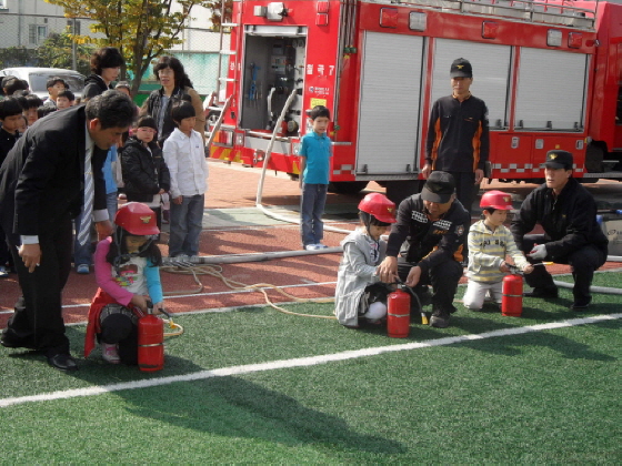 칠곡소방서 북삼119안전센터, 어린이 소방안전교육 실시