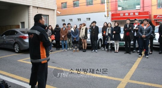 광주동부소방서,  엔제리너스 광주 전남·북 지점장 소방안전교육 실시