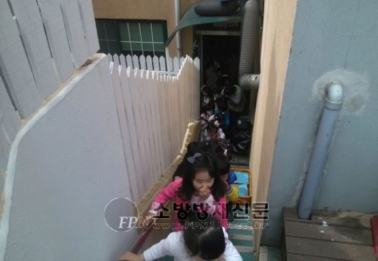 광양소방서, 혜화유치원 합동소방훈련 실시