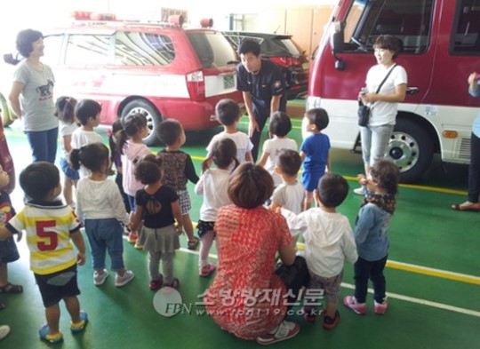 순천소방서, 라송어린이집 소방안전교육 실시