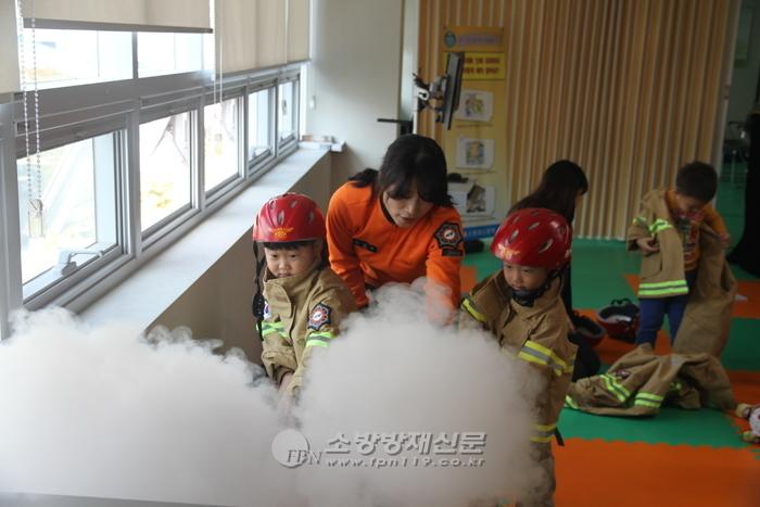 강북소방서, 솔로몬어린이집 소방안전교육