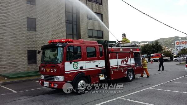 여수 여서119, 한국전력 여수지사 합동소방훈련