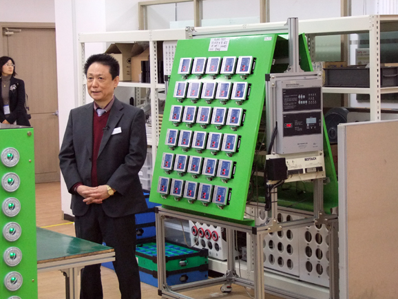 주영섭 중기청장, 창성에이스산업 방문