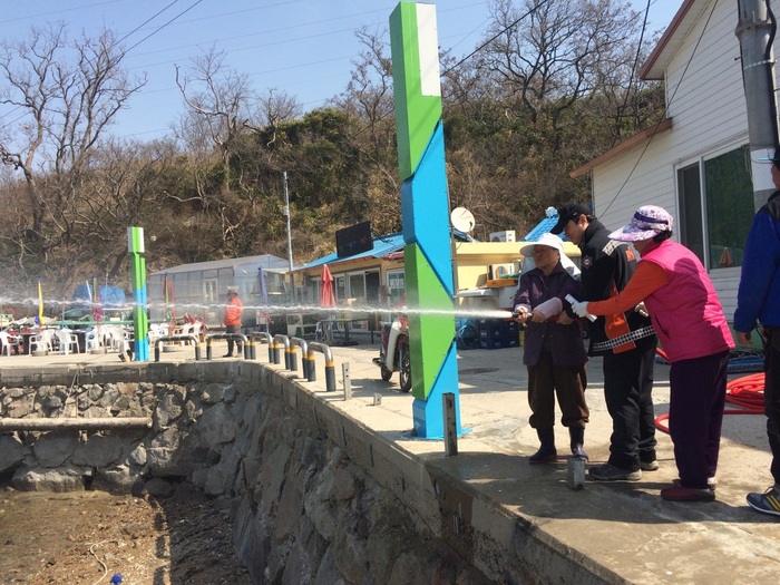 인천공항소방서-한국소방안전협회, 비상소화장치 사용 교육