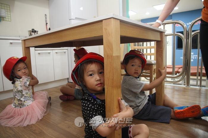 강북소방서, 지성어린이집 안전체험교육
