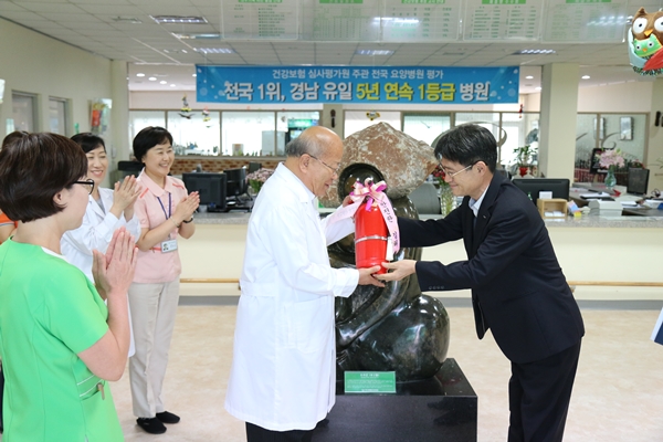 김해서부소방서, 추석연휴 사회복지시설 현장 지도 방문