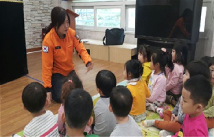 서울강서소방서, 구립은빛어린이집 소방안전교육