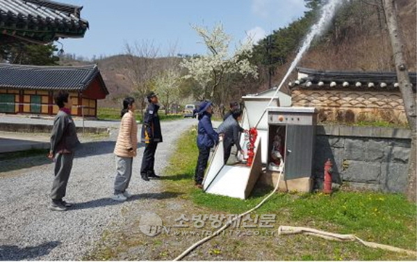 화순 능주119, 목조문화재 합동소방훈련 