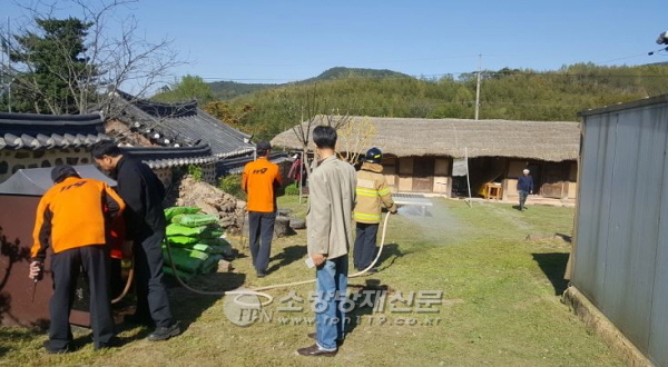 화순 능주119, 문화재 합동소방훈련