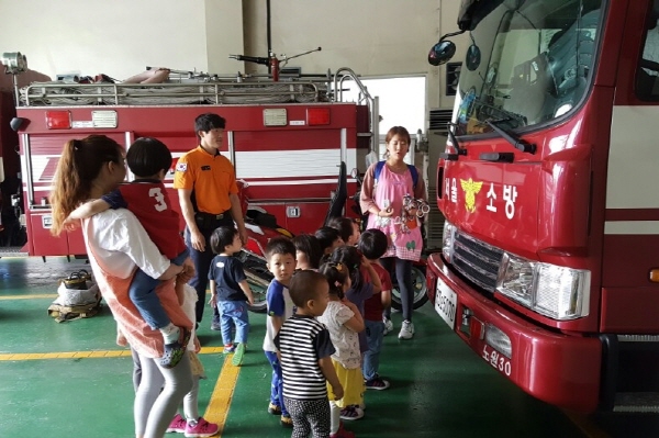 노원소방서, 중계4동 어린이집 소방안전교육