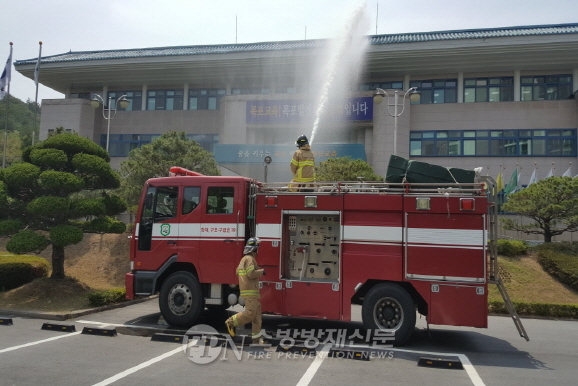 목포소방서, 목포교육지원청 합동 소방훈련