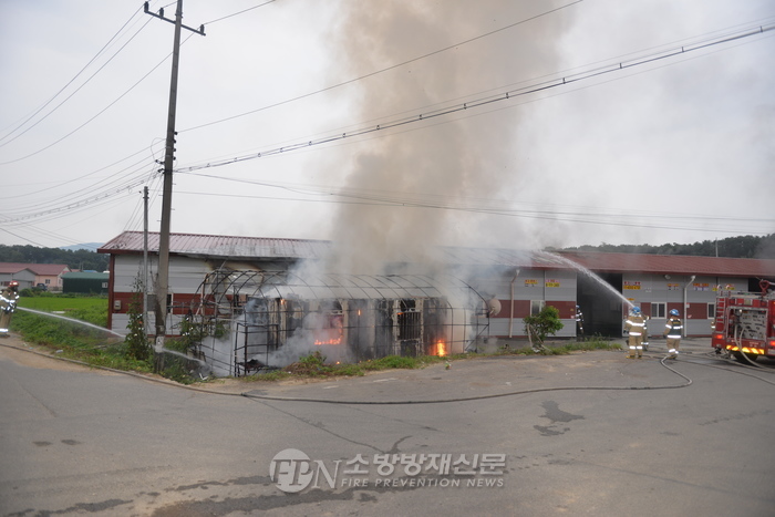 남양주 진건읍 비닐하우스 불… 6천5백만원 피해