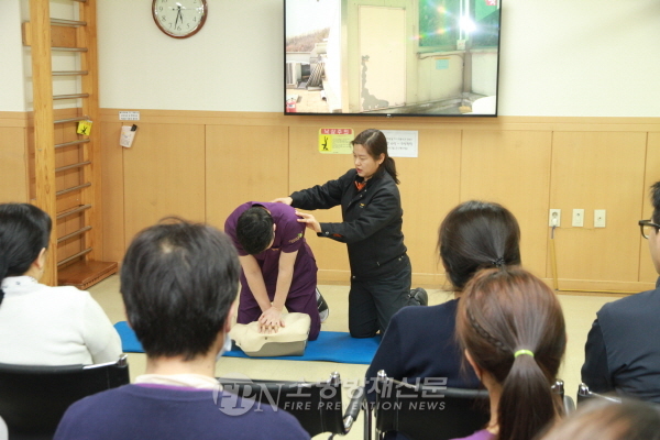 성북소방서, 온누리요양병원 관계자 소방안전 교육