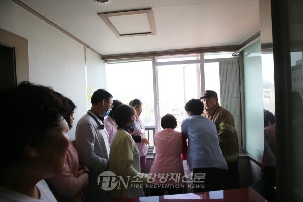 김해동부소방서, 요양병원 합동 소방훈련