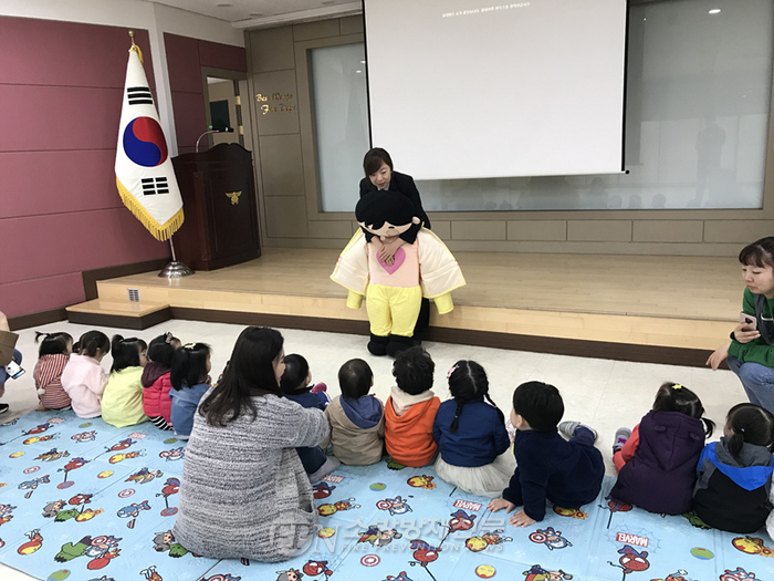 원주소방서, 아이세상어린이집 소방서 견학