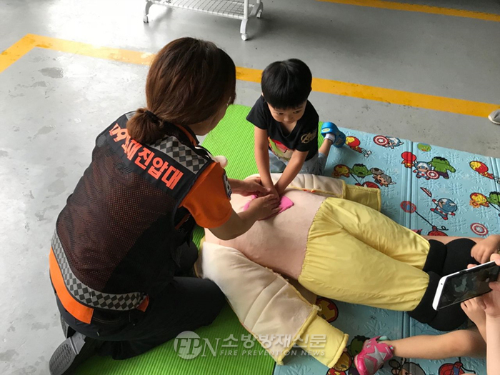원주소방서, 엔젤어린이집 소방서 견학ㆍ안전교육