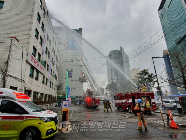 강북소방서, 대한병원 합동 소방훈련