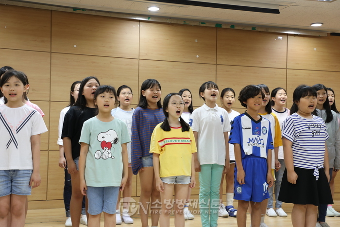 마포소방서, 119소방동요 경연대회 앞두고 ‘구슬땀’