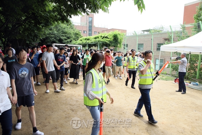 은평소방서, 은평대영학교 재난 안전 대응 훈련