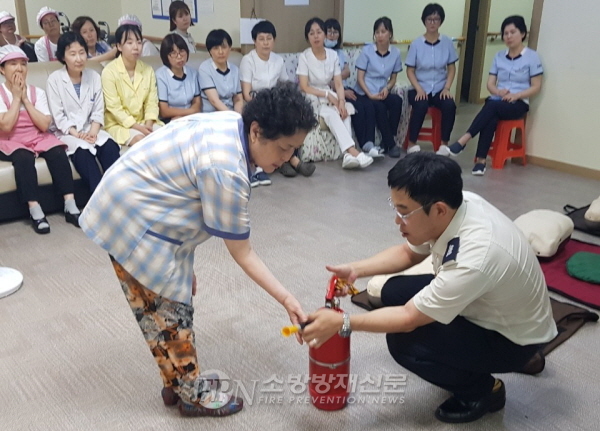 구로소방서, 목동현대요양병원 소방안전교육