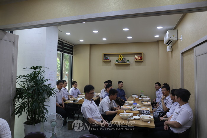 김기태 대구동부소방서장, 내근직원 소통 위한 오찬 간담회