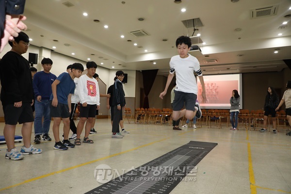 양천소방서, 양강중 대상 미래소방관 체험교육