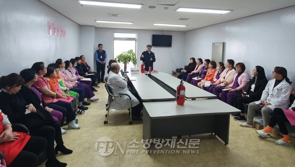 미추홀소방서, 송도하나요양병원 관계자 소방안전교육