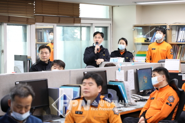 송파소방서, 잠실동 제일빌딩 화재 소방활동 검토회의