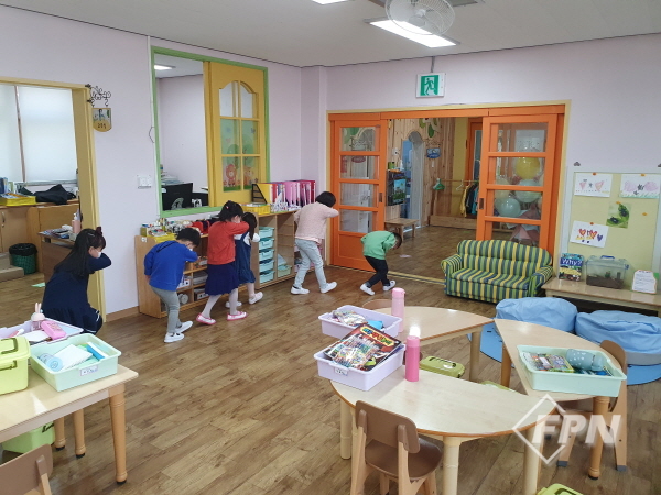 영종소방서, 불 나면 대피 먼저 방송시설 활용 소방안전교육
