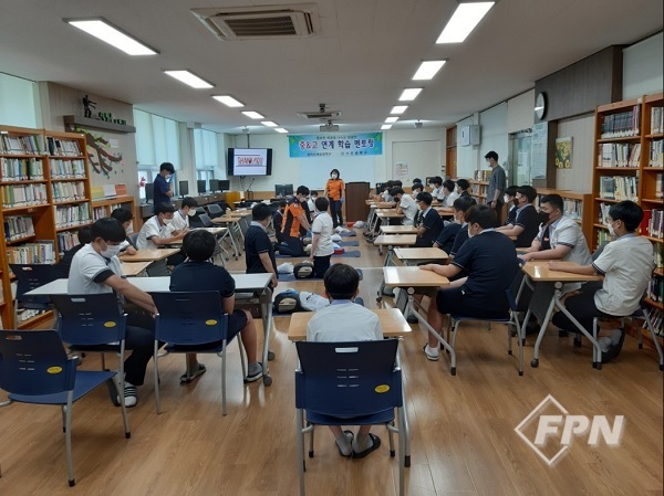 대전동부소방서, 보문중학교 진로특강 및 응급처치 교육