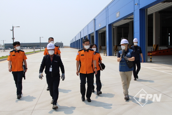 영종소방서, 아레나스 항공 물류센터 관서장 현장예찰