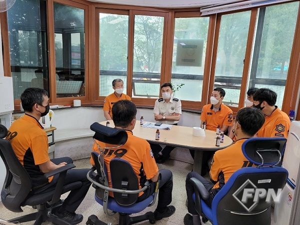 공단소방서, 관서장ㆍ직원 간 소통 위한 119안전센터 방문