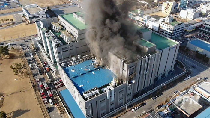 청주 에코프로비엠 공장서 화재… 1명 사망, 3명 부상