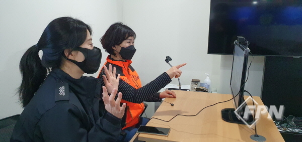 송도소방서, 은송초 병설유치원 불나면 대피 먼저 교육