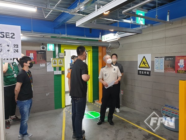 박승제 양산소방서장, 한국복합물류 화재안전 멘토링