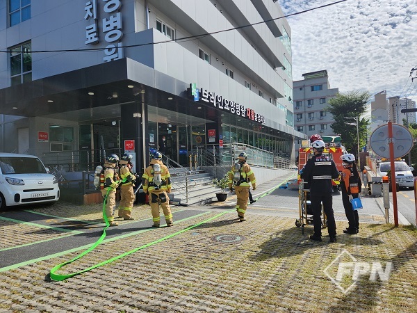 유성소방서, 재난약자 거주시설 화재 대피 훈련
