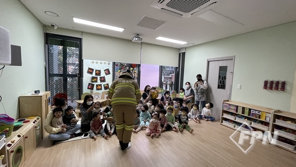 광진소방서, 자양호반써밋어린이집 유아 대상 소방안전교육
