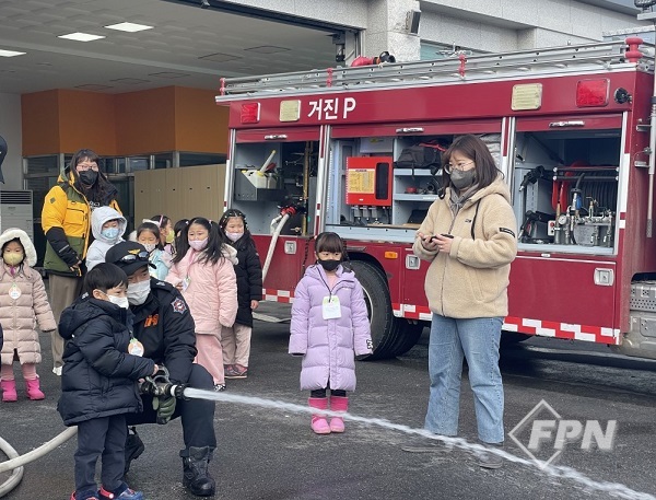 강원고성소방서, 거진어린이집 소방안전교육