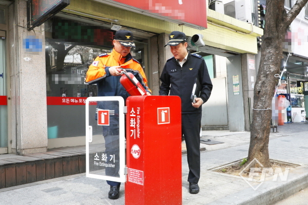 김명호 송파소방서장, 관내 전통시장 현장점검
