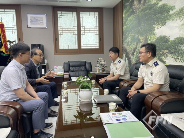 증평소방서, 농협하나로마트 관서장 행정지도 방문