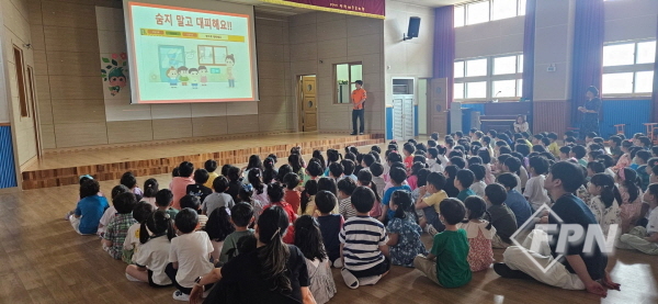 송도소방서, 예송유치원 대상 소방안전교육ㆍ공공기관 합동 소방훈련