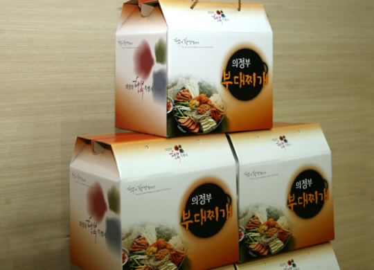 의정부시, 부대찌개 포장케이스 및 용기 제작