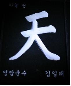 영암 군수는 하늘 천,  김대중 전 대통령은 땅 지?