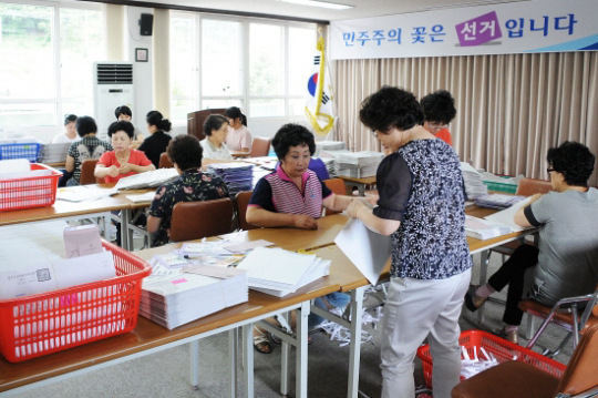 강원선관위, 보궐선거 관련 부재자 투표용지 발송