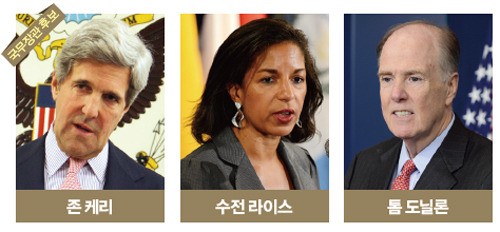 존 케리 국무-파네타 국방-보울스 재무 라인 유력