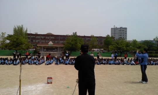 수안119안전센터, 부산교대 부설 초교서 응급처치 교육