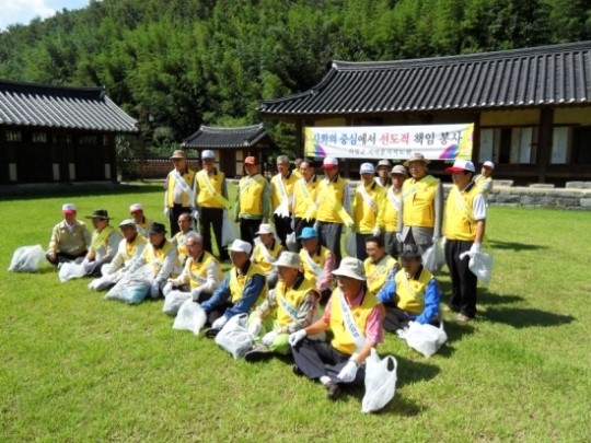 (사)대한노인회 의령군지회 환경정비 활동 전개