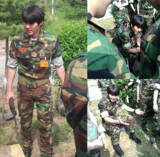 현빈 예비군복도 패션으로…다른 연예인 예비군 사진 찾아보니